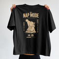 Playera Heavyweight "Nap Mode Cat" // 休息