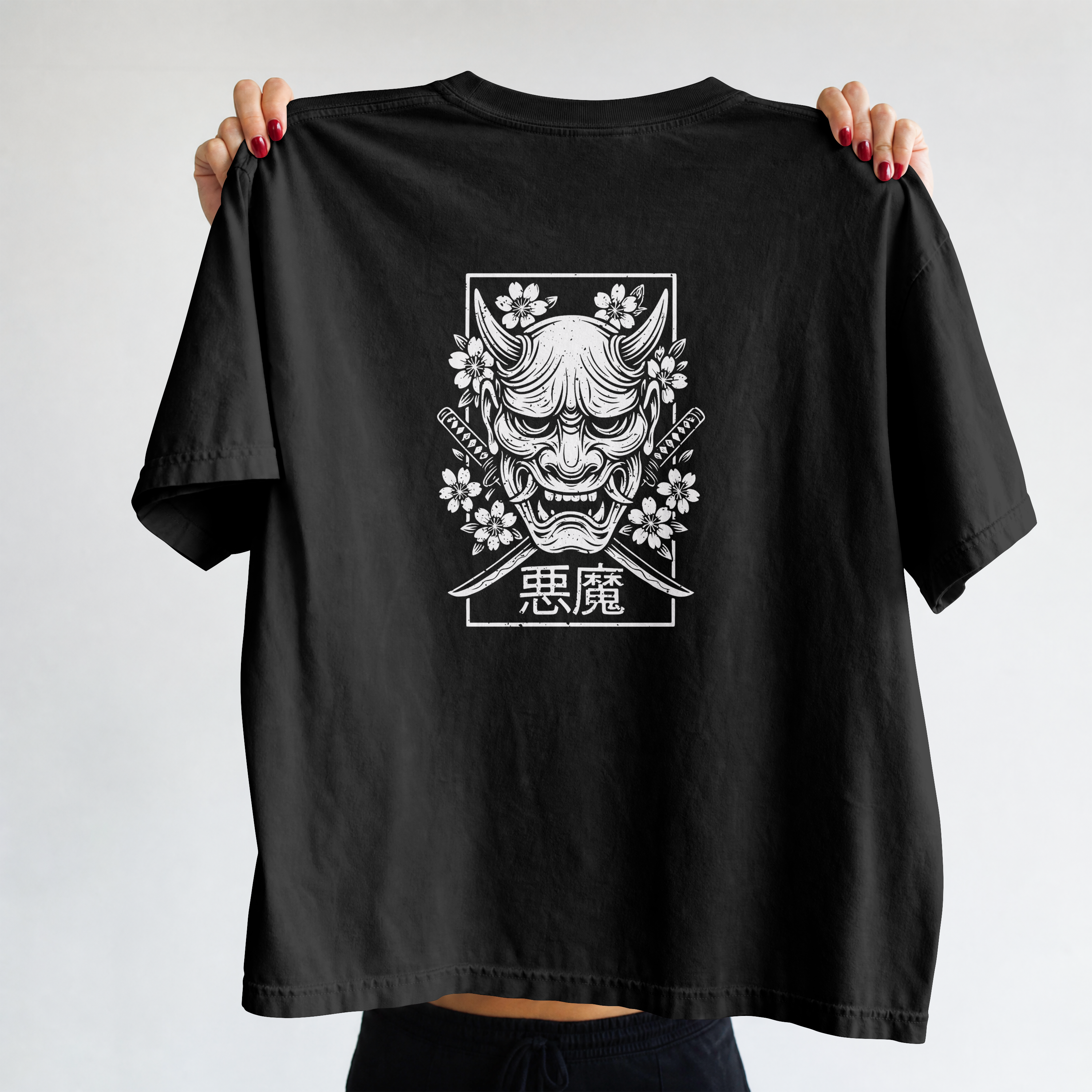 Playera Heavyweight "Akuma Katanas" // 悪魔